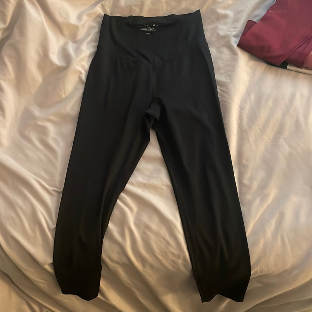 Black Aerie Crossover leggings